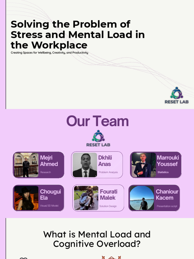 Solving Workplace Stress and Mental Load | PDF | Occupational Burnout ...