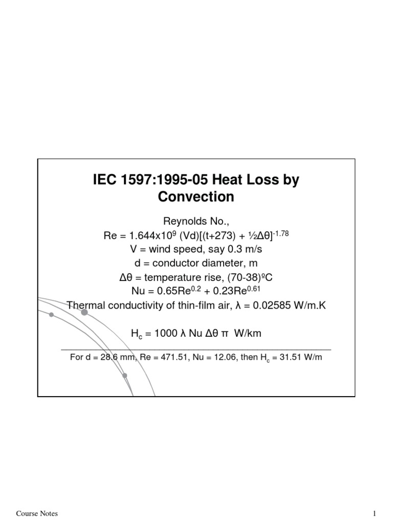 IEC 1597 1995 Slide | PDF | Heat Transfer | Scientific Phenomena