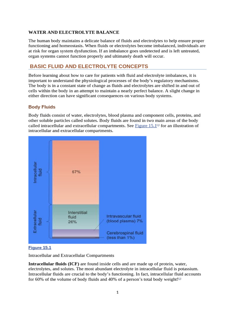 Water and Electrolyte Balance | PDF | Dehydration | Angiotensin