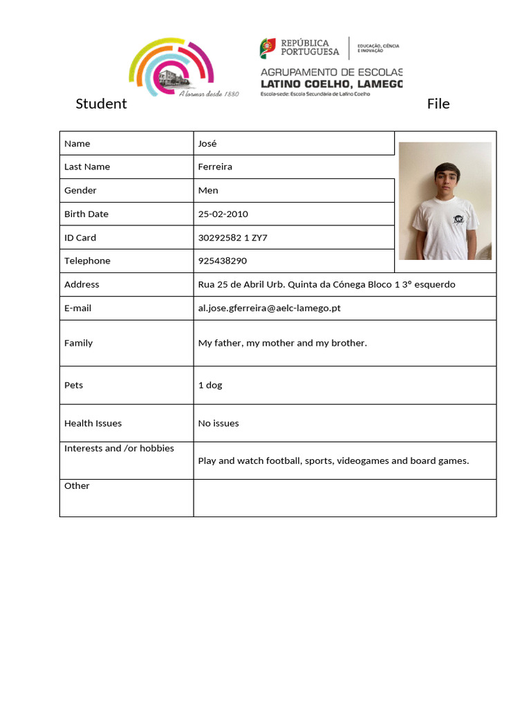Student File | PDF