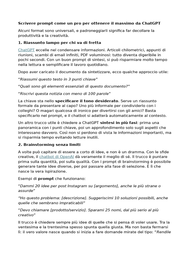 5 Prompt PRO Chat GPT | PDF