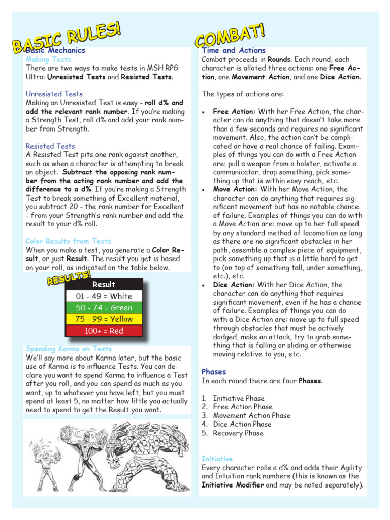 MSH RPG House Rules | PDF | Rifle | Shotgun