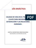 CURSO SOBRE CALIDAD DE VIDA EN EL TRABAJO Y MEJORA DE LA SATISFACCIÓN Y LAS RELACIONES HUMANAS