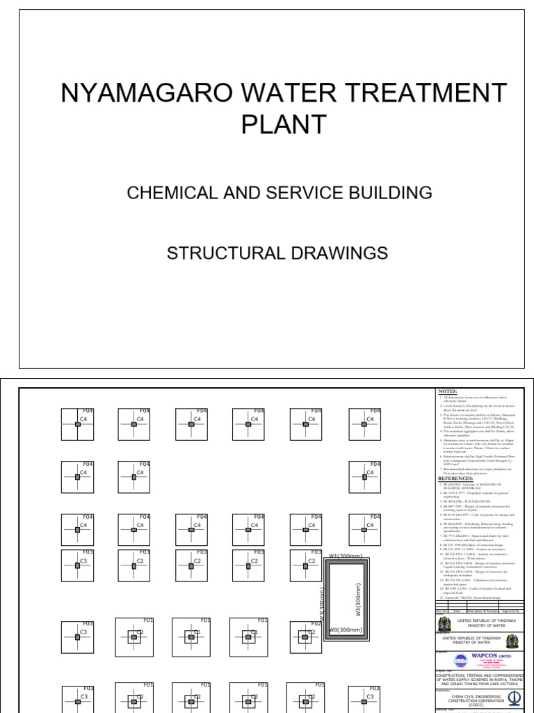 Chemical Building Structural Drawings | PDF | Concrete | Building ...