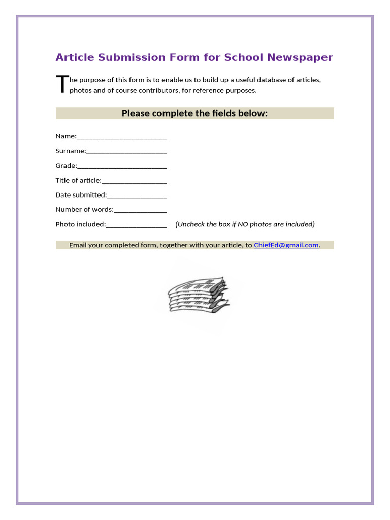 Article Submission | PDF