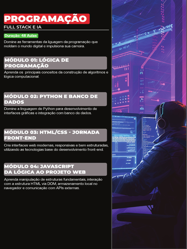Ementa - Programação Full Stack | PDF