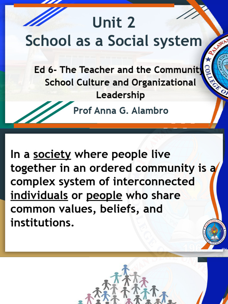 Unit 2-School as a Social System | PDF
