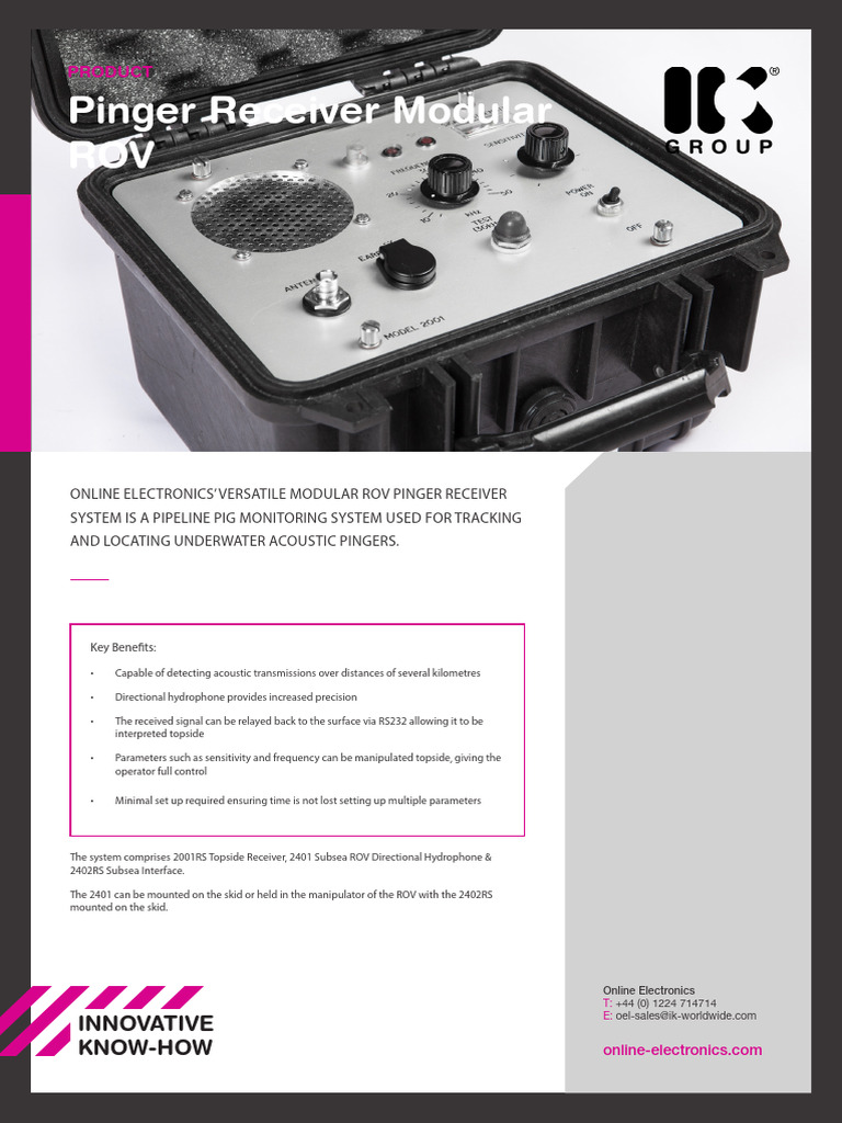 2001RS_5101_B-PINGER-RECEIVER-MODULAR-ROV-DATASHEET-v2 | PDF ...