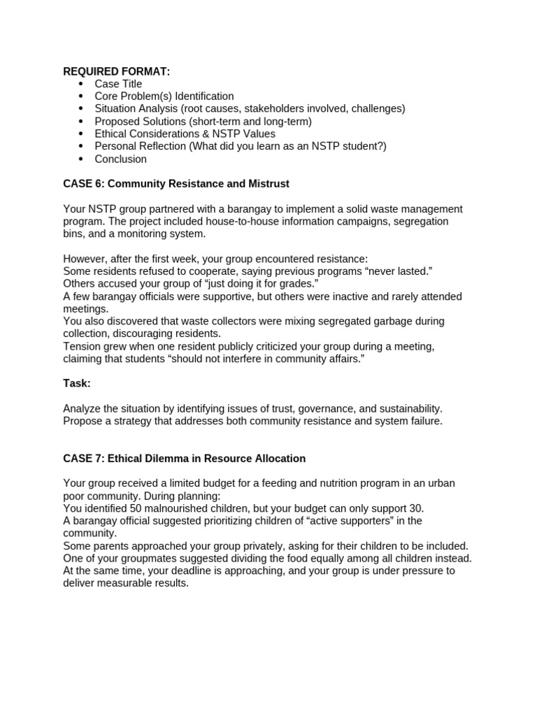 Case Analysis Part 2 | PDF | Leadership | Sustainability
