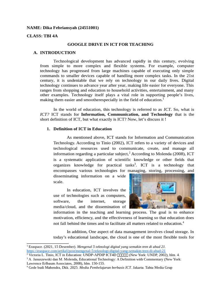 Google drive ict in teaching | PDF | Computer File | Computing