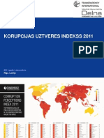 Korupcijas Uztveres Indekss 2011 - Prezentācija