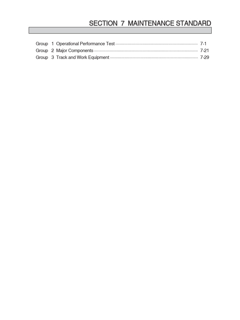 7-1. Maintenance Standard.pdf Performan Test Hx220s+ | PDF | Valve ...