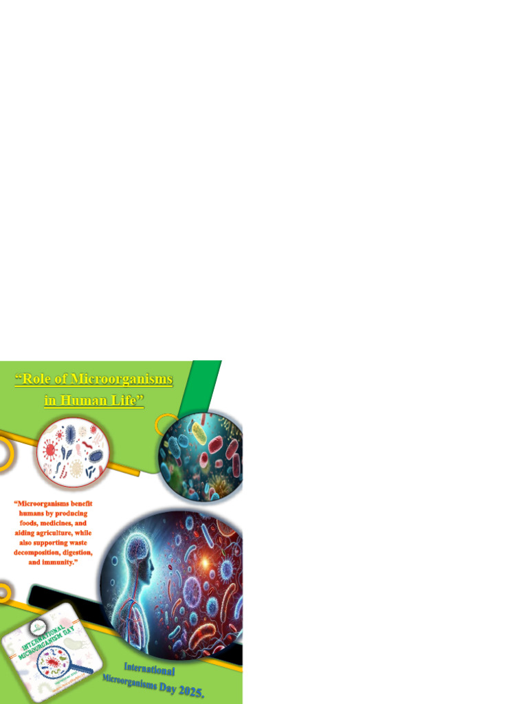 Role of Microorganisms in Human Life Full Resized | PDF