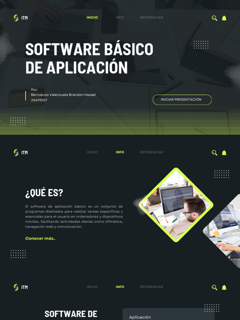 Software Básico de Aplicación | PDF | Software de la aplicacion | Hoja ...