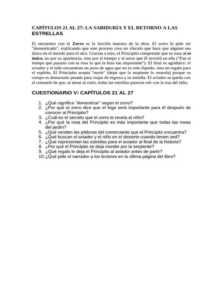 Capítulos 21 Al 27 | PDF