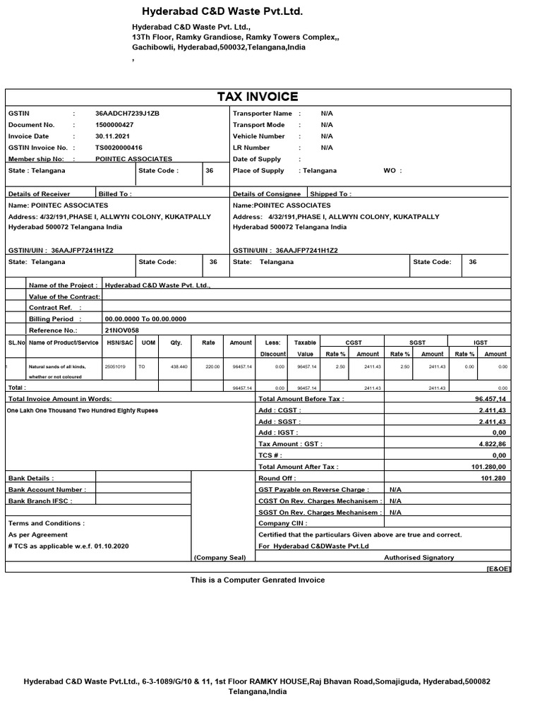 Pointec Invoices Nov&Dec | PDF | Invoice | Taxes