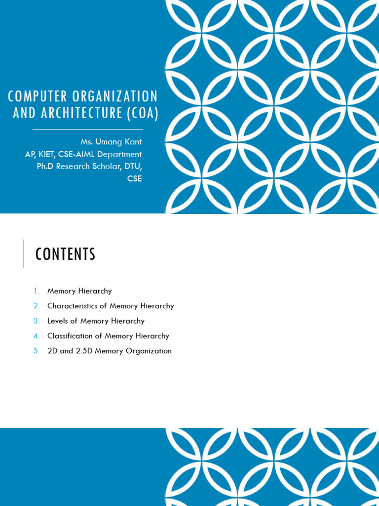 4.1_Memory Hierarchy, its Characteristics, its Levels, its ...