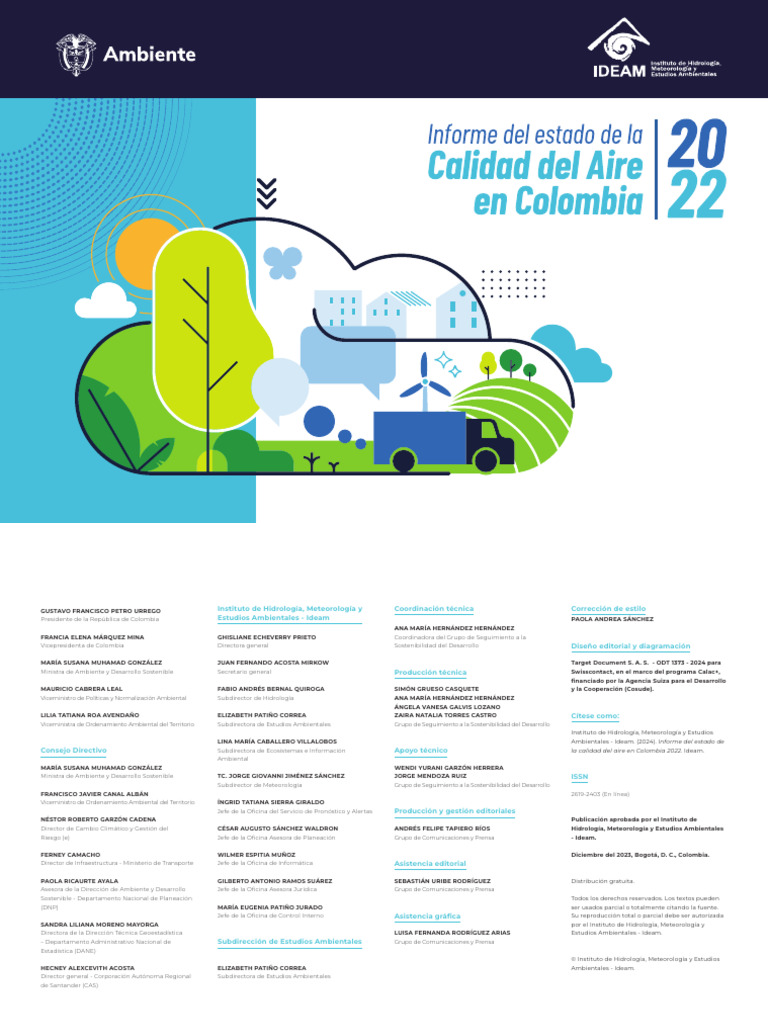 Informe Del Estado de La Calidad Del Aire en Colombia 2022_compressed ...