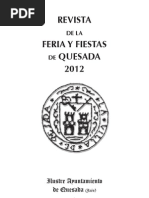 Download Revista Feria  y Fiestas de Quesada 2012 by Juan Antonio Lpez SN103128407 doc pdf