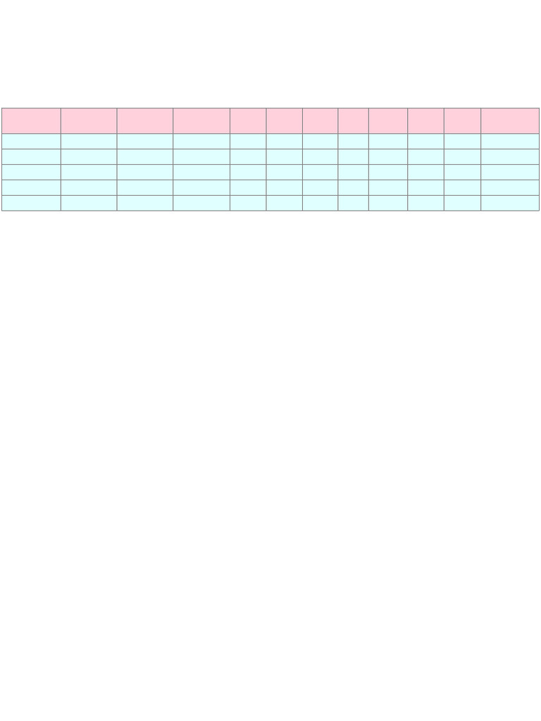 Kids Pastel Timetable | PDF