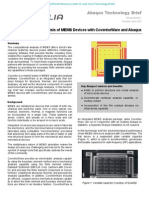 Electro-Mechanical Analysis of MEMS Devices With CoventorWare and Abaqus 2004