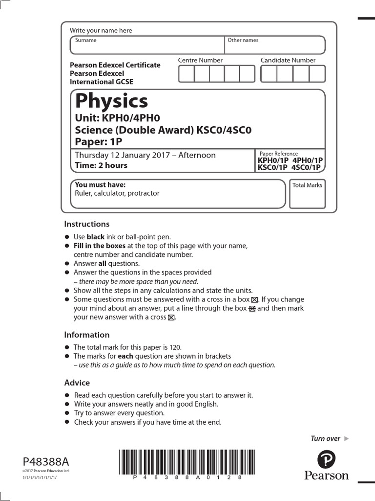 Physics Past Paper | PDF | Force | Density