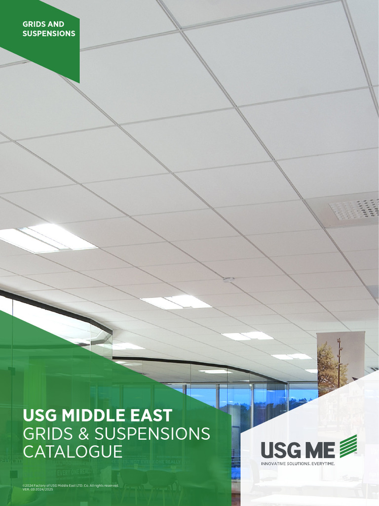 Usg Middle East Grid and Suspension Catalogue | PDF | Materials