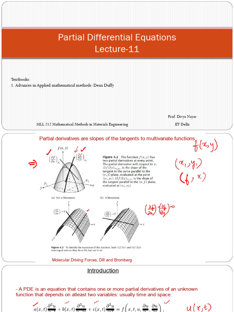 L12-PDE | PDF | Partial Differential Equation | Differential Equations