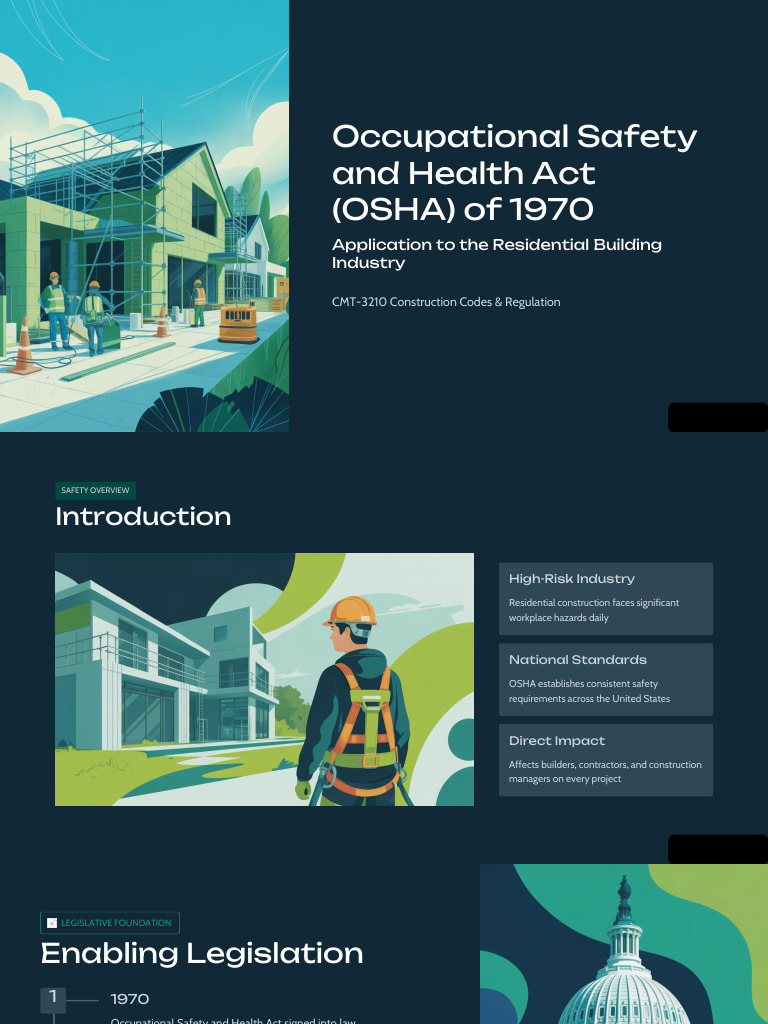 Occupational Safety and Health Act OSHA of 1970 (1) | PDF ...