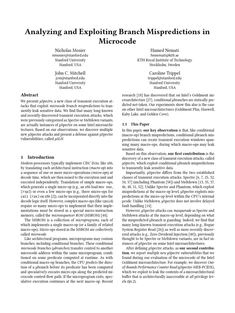 2501.12890v1 | PDF | Central Processing Unit | Computer Architecture