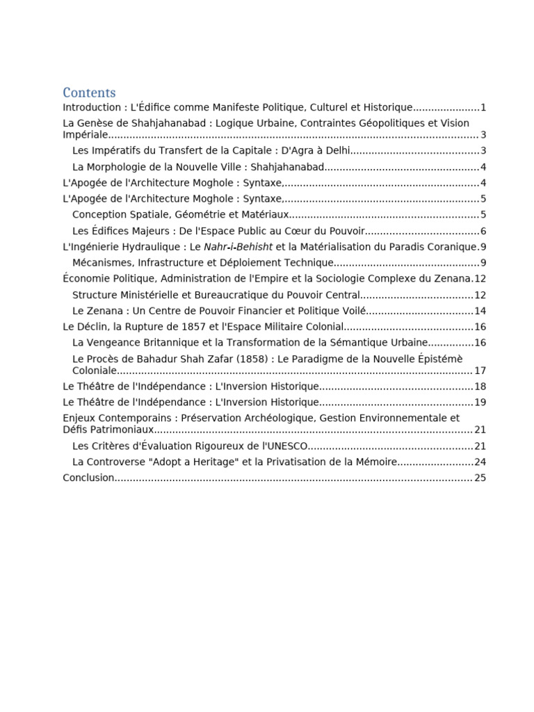 Dissertation Report - Red Fort, French | PDF