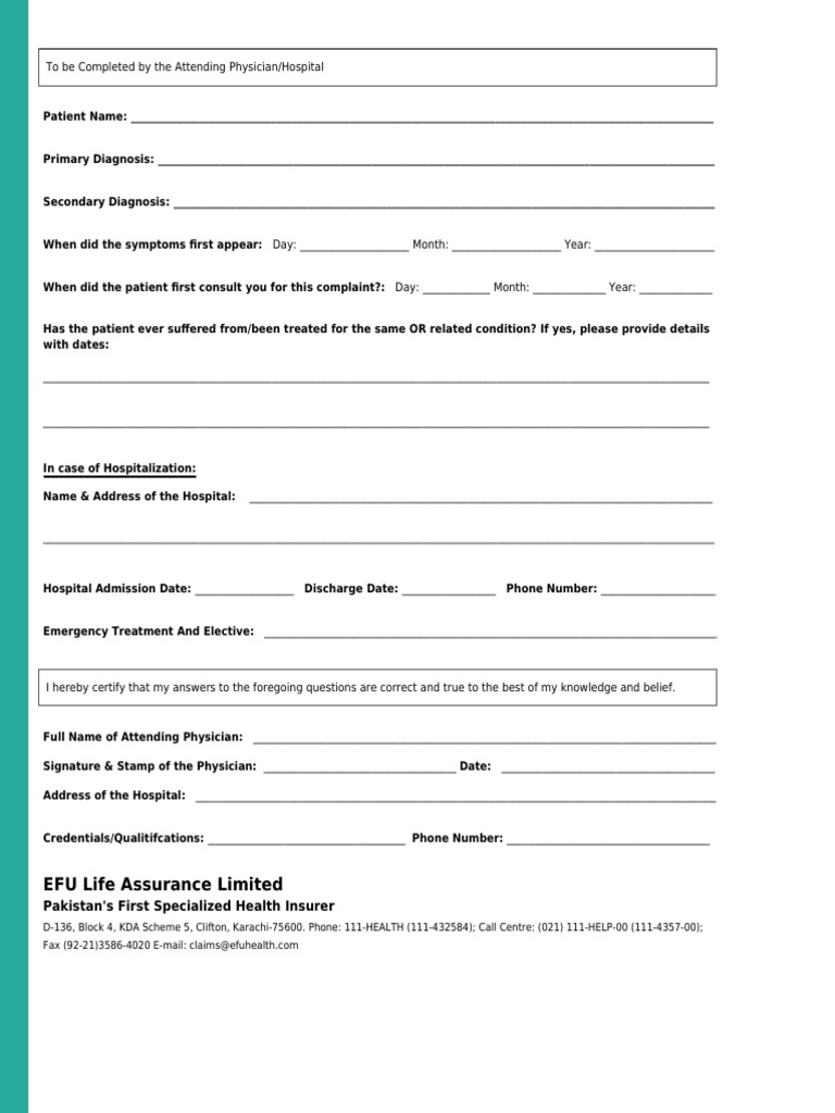 Claim Form Page 2 | PDF