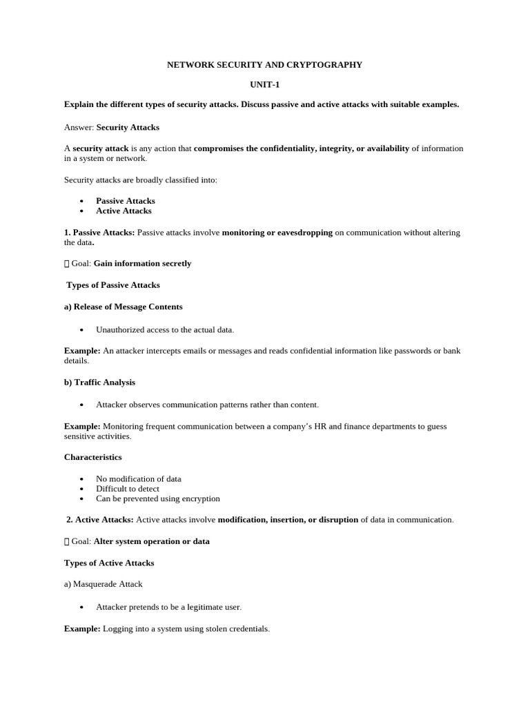 NETWORK SECURITY AND CRYPTOGRAPHY | PDF | Encryption | Key (Cryptography)