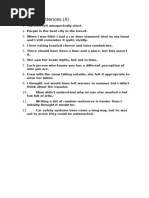 Random Sentences I | PDF