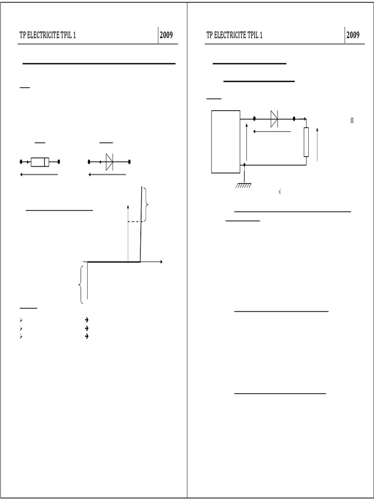 TP8 Redressement Monophasé | PDF | Diode | Condensateur