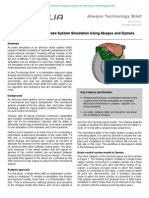 High Fidelity Anti-Lock Brake System Simulation Using Abaqus and Dymola 2010