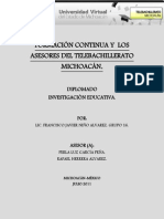Protocolo de Formación Continua y Los Asesores Del Telebachillerato Michoacán (Fco. Niño y Arm Her) .