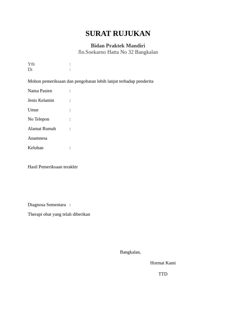 Surat Rujukan (3) | PDF