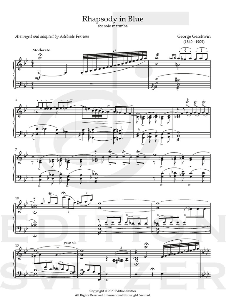 Rhapsody in Blue Ver - MRB | PDF