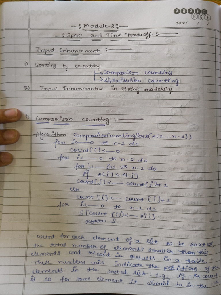 DAA 3rd module | PDF