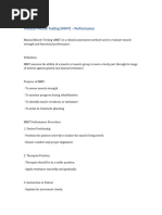 MMT-8 Manual Muscle Testing Guide | PDF