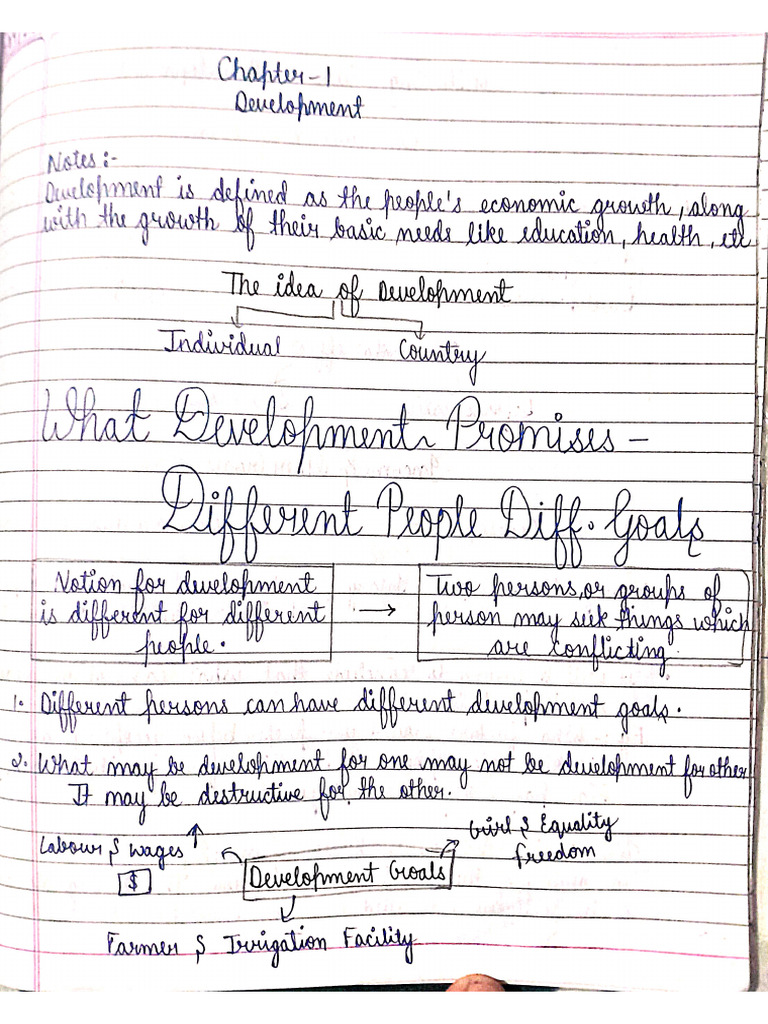 Ch-1 Development Hand Notes | PDF