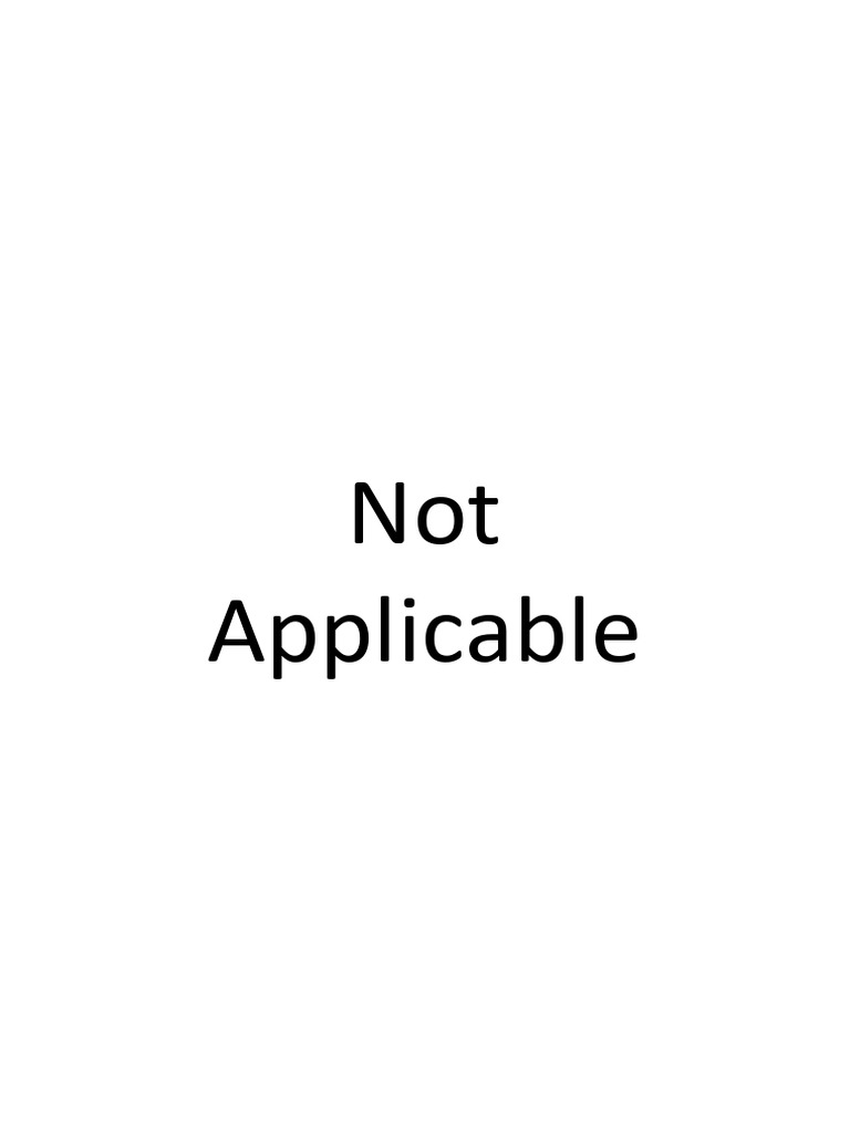 Not Applicable | PDF