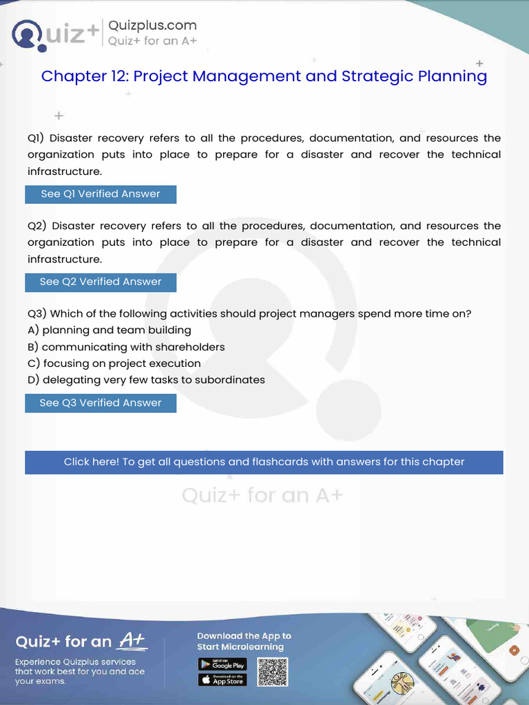 Disaster Recovery Refers to All the Procedures Documentation and ...