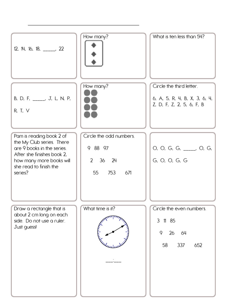 MathWorksheetsGrade1_4_6 | PDF