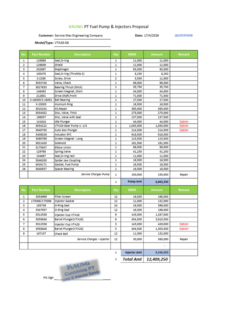 SME Quotation 2_561c9070-7d06-4682-8e50-abc59f764839 | PDF | Pump ...