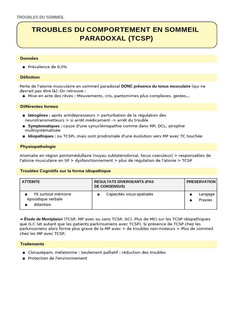Fiche 01 Tcsp | PDF