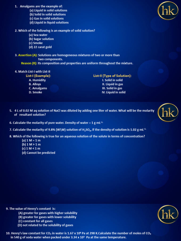 Solution Part 1 | PDF | Physical Sciences | Applied And ...