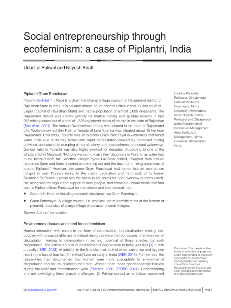 Piplantri Case | PDF