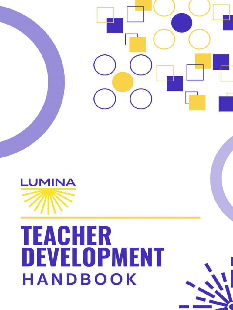 Lumina Teacher Development Handbook Part 1 CELTA Lesson Planning | PDF ...